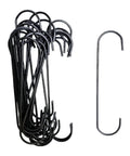 Heavy Duty Powder Coating Hooks Kit 25 Pc C Shape Hooks For Painting And Grid Brackets, 4 Inch Or 6 Inch Length, Wire Diameters One Sixteenth Inch Or One Eighth Inch, High Strength Support, Durable Steel Construction