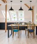 Industrial Black Pendant Lights For Hallway And Kitchen Island Farmhouse Style Hanging Light Fixture With Metal Shade