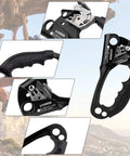Go-To Climbing Hand Ascender For 8-13mm Rope Left Or Right Hand Durable Aluminum Mountaineering Gear Tool in detailed view