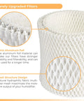 2 Pack HC888 Humidifier Filter Replacements showing aluminum foil and mesh structure design for Honeywell, Duracraft models