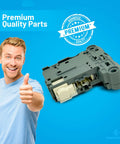 Washer Door Lock Switch Replacement for Frigidaire Electrolux EFLS Series Washers 5304505231 5304514774 with person giving thumbs up