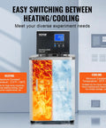 Heavy Duty Lab Chiller Smooth Operator Circulator features a digital panel for heating and cooling with six-liter stainless steel tub.