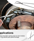 Drum Brake Tool Kit 8 Piece Pro Set With Brake Spring Pliers used on GM chassis drum brake spring