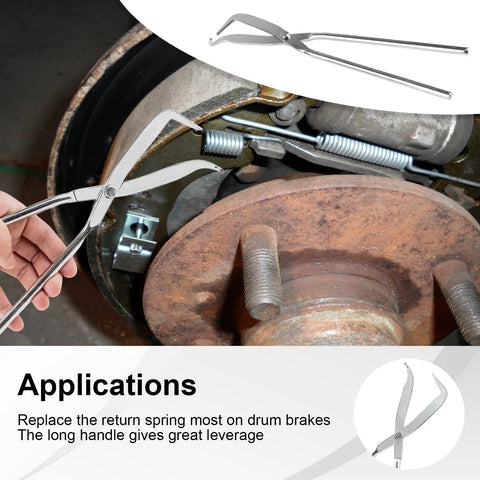 Drum Brake Tool Kit 8 Piece Pro Set With Brake Spring Pliers used on GM chassis drum brake spring