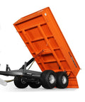 2 Ton Hydraulic Dump Cart With Tail Light For Farm And Garden DT4X8 Model showing hydraulic lift in action, side view