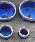 Pro Grade Diamond Core Drill Bit Set For Porcelain Tile Ceramic Marble Brick And Concrete Vacuum Brazed Hole Saw Kit with bits