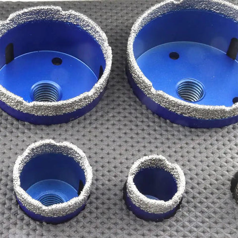 Pro Grade Diamond Core Drill Bit Set For Porcelain Tile Ceramic Marble Brick And Concrete Vacuum Brazed Hole Saw Kit with bits