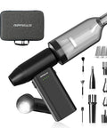3 In 1 Cordless Air Duster And Mini Vacuum With LED Light USB C Rechargeable 180000 RPM 5 Speeds Portable Handheld Cleaner