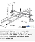 Portable Chainsaw Mill And Rail Guide System For Lumber Milling 14 To 36 Inch Bar With Nine Foot Aluminum Rail Easy Setup