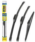 Top Shelf Silicone Wiper Blades For Nissan Rogue And Pathfinder 2014 To 2025, set of 3, J Hook fit, premium material, 26, 17, 12 inches.