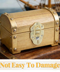 Golden toggle latch lock on wooden box, part of Six Pack Of Golden Toggle Latch Locks Perfect For Small Boxes, Cabinets And Tool Storage Chests.