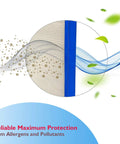 Visualization of Cut To Fit Charcoal Carbon Pad 16 By 48 Inch 1 Pack For Air Purifiers reducing allergens and pollutants.