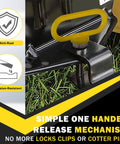 Magnetic Hitch Pin For Mowers And Trailers, Beefy Built 1500 Pounds Neodymium Magnet, One Half Inch Shaft, Yellow Gate Pin