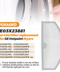 Stainless Steel Dryer Lint Filter Screen Replacement For GE Hotpoint Dryers, Upgraded Heavy Duty Lint Trap Fits GTX GTD