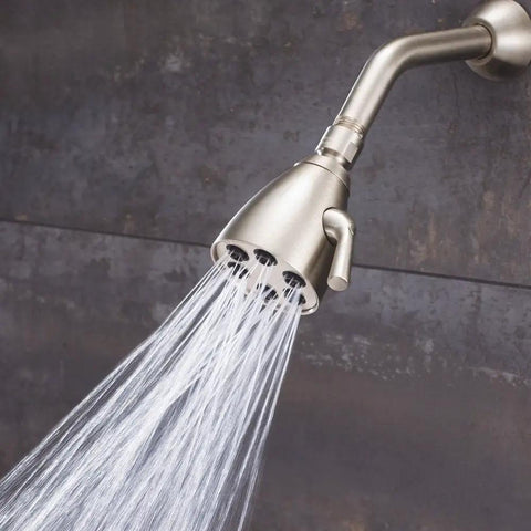 Power Up Your Shower With This Brass Anystream High Pressure Shower Head In Brushed Nickel That Delivers A 360 Degree Adjustable Spray