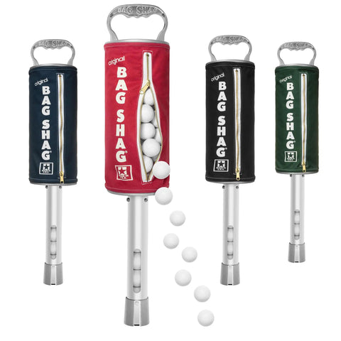Shag Bag Golf Ball Shagger For Practice And Range Quick Ball Pickup Without Bending Heavy Duty Canvas Bag Holds 80 Balls