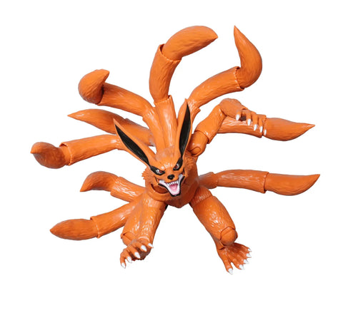 Naruto Shippuden Kurama And Naruto Dual Figure Model Kit, 263-Piece Set, 7.09 Inch Fully Detailed Crouching Kurama Figure