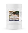Premium Penetrating Masonry Sealer For Concrete Brick And Pavers Sets Up Tough As Nails Water Barrier 55 Gallon drum with label.