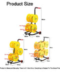 Heavy Duty Wire Spool Rack Dispenser For Shop Floor Or Field Use Portable Organizer 49x42x90 cm dimensions