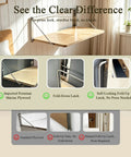 Solid Wood Wall Mounted Folding Table Boss Grade With Heavy Duty Metal Brackets And Hanging Organizer Shelf display