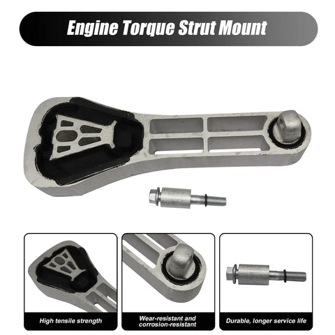 Rock Solid Engine Torque Strut Mount Fit For Volvo S60 V60 2019 2020 S90 V90 2017 2019 XC60 2018 2020 XC90 2016 2020 Replacement Part MK235 31430195 31682684 32298950 For Smoother Ride And Snappy Handling close-up showing design and durability features