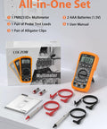 High Sensitivity Digital Multimeter Tester for AC DC Voltage Resistance Continuity NCV with accessories in packaging