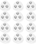12pcs Furniture Caster Wheels Self Adhesive 360 Degree Swivel set of 12 triangular wheels with silver metal cores for furniture mobility