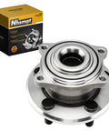 Rear Wheel Bearing And Hub Assembly 5 Lug For Chrysler 300 2009 Through 2014, Dodge Challenger 2008 Through 2014, Charger 2009 Through 2014 Non ABS Rear Left And Right Sides For Stable Handling And Quiet Smooth Performance Beefed Up For Real World Driving shown with packaging box