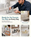 No Sweat Top Shelf Two Handle Delta Faucet Repair Kit Rp25513 Stem Assembly with RP24096 Cartridges for faucet maintenance