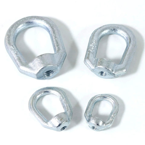 Heavy Duty Built Tough Half Inch 13 Bail Tap Thread Eye Nut UNC Standard Lifting Ring Eye Nut Hot Dipped Galvanized