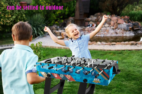 Four Foot All In One Game Table With Pool Billiards Air Hockey Soccer Foosball Table Tennis And Basketball Slam Dunk Station outdoors.