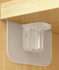 Self Adhesive Shelf Support Pegs Set Heavy Duty Shelf Clips With 16 Pound Capacity Easy Split Design on wood shelf