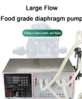 High Performance Double Head Peristaltic Pump Liquid Filling Machine With Digital Screen and No Drip Nonsense, food grade diaphragm pump.