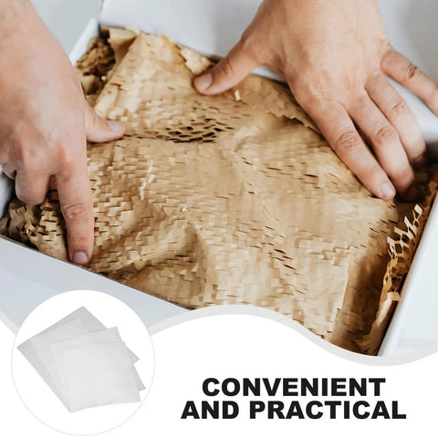 100 Count Reusable Epe Moving Bags With Sturdy White Pearl Foam For Moisture And Shock Protection, Perfect Packaging For Fragile Items At Home Or While Moving. hands pack fragile item with EPE cushioning in box