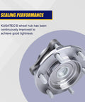 Front Wheel Bearing And Hub Assembly 950 004 Fits 2003 2019 Toyota 4Runner 2007 2009 FJ Cruiser 2005 2019 Tacoma 6 Lug With ABS