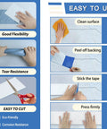 Fluorocarbon Membrane Butyl Waterproof Tape 4 Inch By 32 Feet Self Adhesive White Roofing Sealant application steps guide.