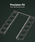 Keurig K Mini Cup Organizer Holder Holds 10 Pods Space Saving Acrylic Rack For Single Serve Coffee Makers With Precision Fit
