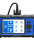 OBD2 Scanner Pro Grade With 9 Reset Services showing main interface and menu options on screen.