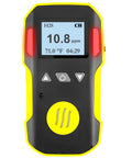 Hydrogen Sulfide Gas Monitor 0-100ppm With 0.1ppm Resolution, NIST Calibrated Certificate, Dust And Explosion Proof, USB Recharge, Audible Visual And Vibration Alarms, Electrochemical Sensor, Fast Response Under 30 Seconds, front view