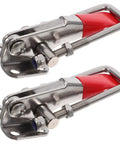 Heavy Duty Toggle Latch Clamp Pair For Boxes And Cabinets Made From Stainless Steel And PVC Easy Install Compact Design