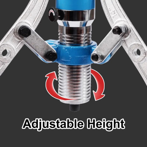 Heavy Duty 50 Ton Hydraulic Gear Puller Tool for adjustable shaft and pulley removal in workshop applications