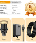 Garbage Disposal Air Switch Kit With Sink Top Button, UL Listed, Easy Install, Universal Fit, Perfect Match For Delta Champagne Bronze Faucets