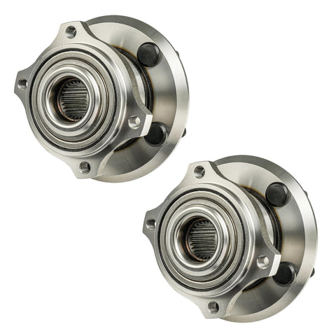 Rear Wheel Bearing Hub Assembly 5-Lug 2-Piece Direct Fit Kit Fits 2005-2009 Chrysler 300 RWD, 2007-2009 Dodge Charger RWD
