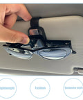 Durable Car Sunglasses Holder For Sun Visor, Lightweight Eyeglass Clip For Mercedes Benz Vehicles, installed holding sunglasses
