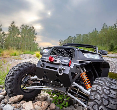 UTV with ProLink XTV Shackle D Ring For Winch Cables And Synthetic Ropes Up To Five Sixteenths Inch, 6000 Pound Load Rating