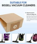20 Pack Replacement Vacuum Bags For Zing And PowerForce Canister Vacuums Compatible With 4122 4122D 2154A 2154W