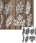 8 Piece Leaf Die Cuts Set For Scrapbooking And Card Making Durable Metal Cutting Dies For Leaves And Flowers DIY