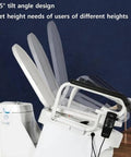 Top Tier Electric Toilet Seat Lifter With Adjustable Secure Arm Support And Built In Warm Dryer For Seniors Heavy Duty Real Deal Handles 330 Pounds With Zero Stress Daily with 0-45° tilt design.