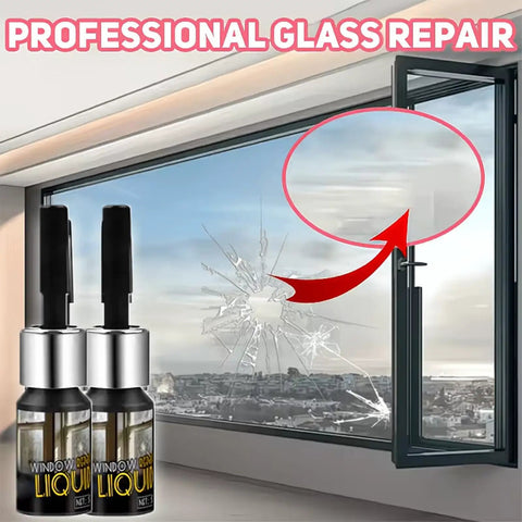 Windshield Crack Repair Kit With Nano Transparent Resin 5ml Quick Dry Invisible Bonder And Scratch Remover Fluid for auto glass fix