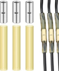 3 Pack Well Pump Wire Splice Kit for Submersible Pumps Underground Direct Burial Extension Cord Splice Kit for 10 12 14 AWG with 10 Dual Wall Heat Shrink Tubes Easy Repair and Quick Install